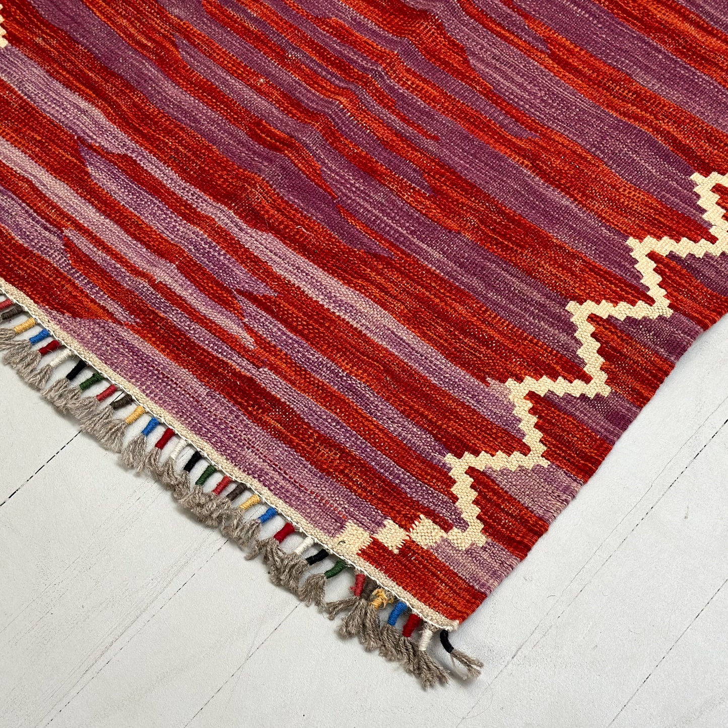 Vintage Tribal Kilim Runner Rug V