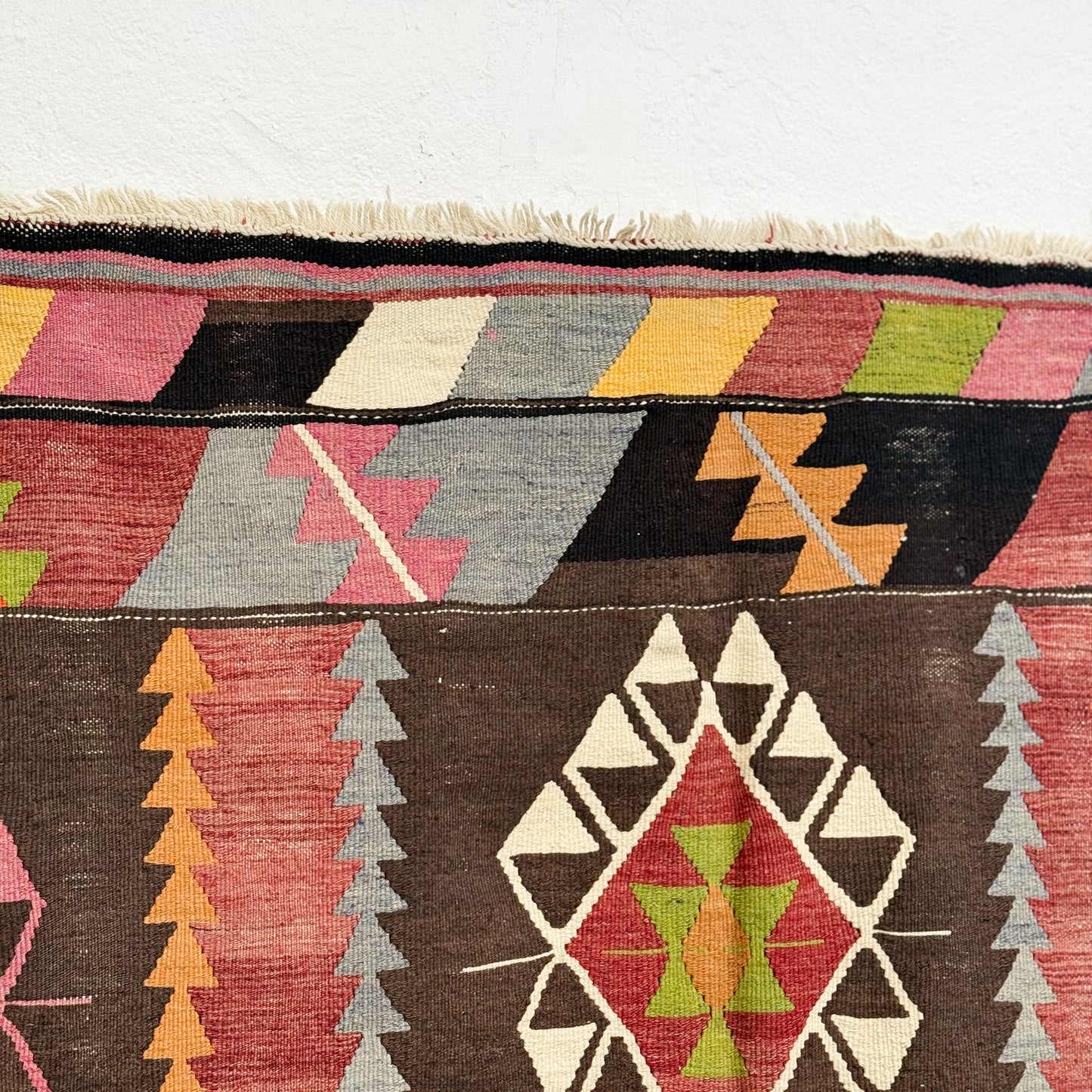 Vintage Balikesir Karakeçili Kilim Rug I