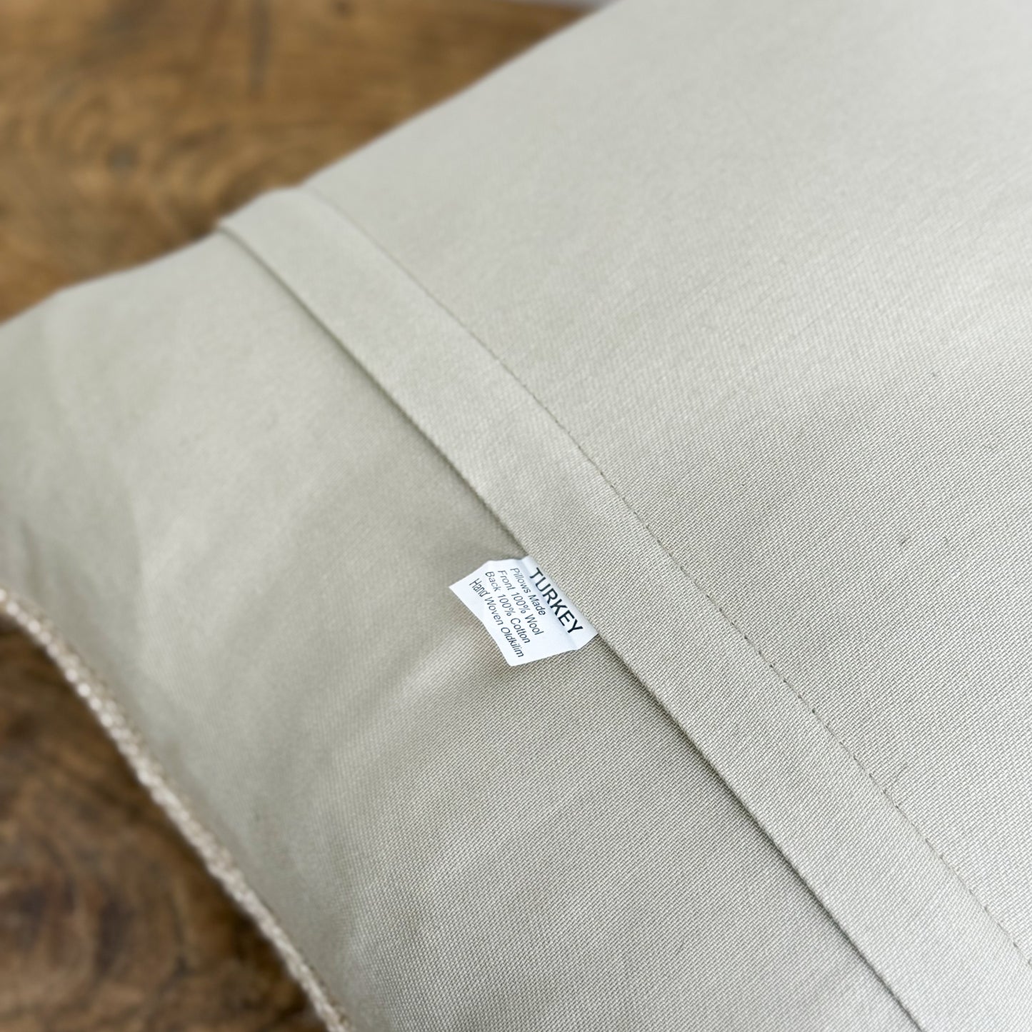 Plain Old Kilim Rug Cushion I