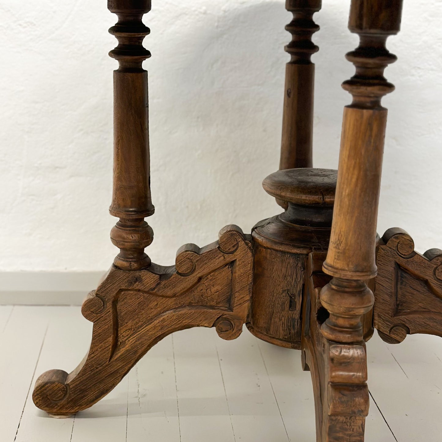Vintage Round Teak Table
