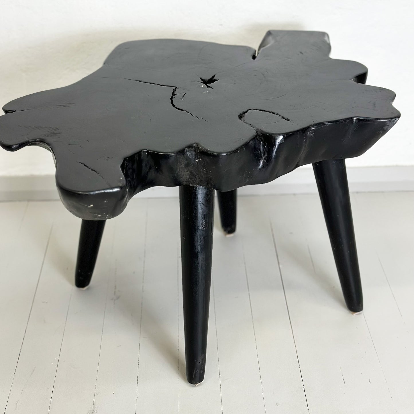 Live Edge Teak Side Table