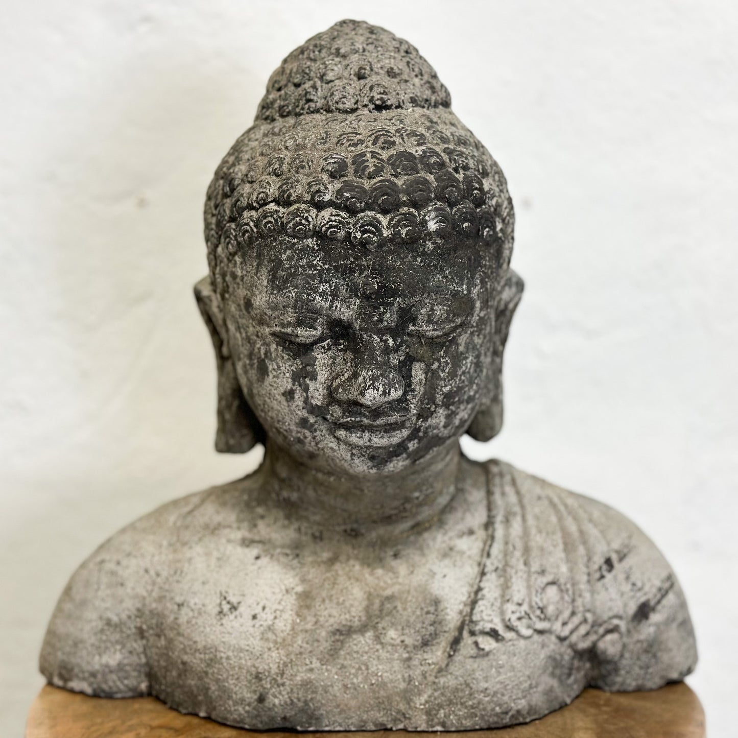 Stone Buddha Bust