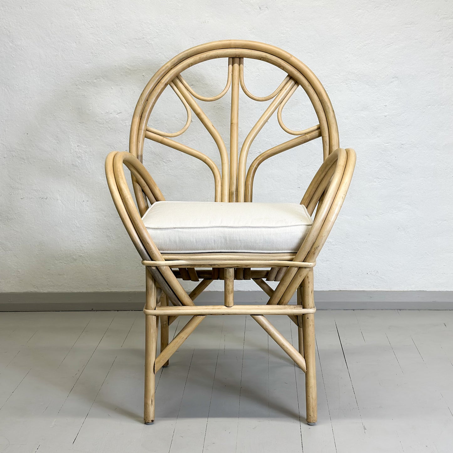 Cane Chair with Cushion