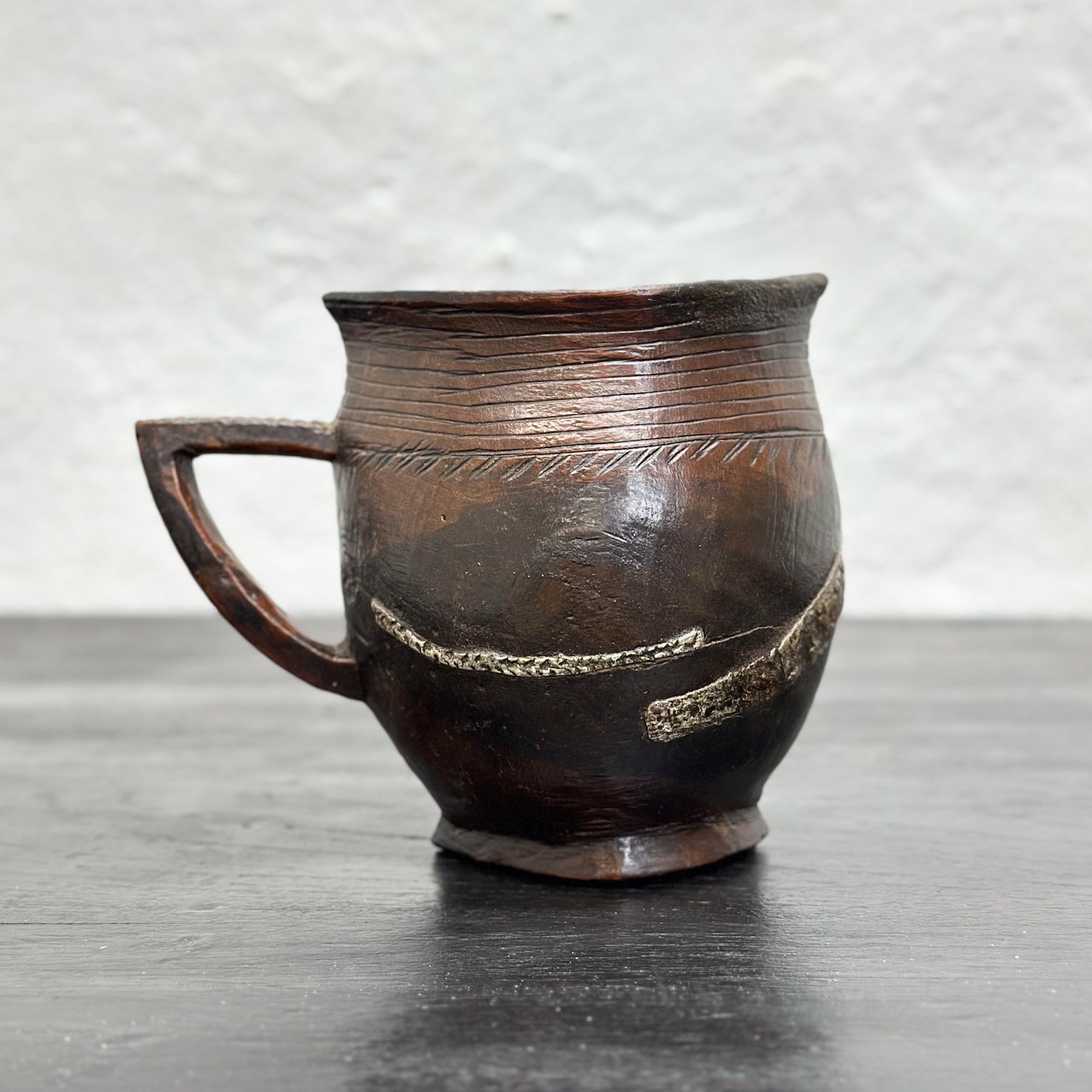 Traditional Container Bashi Carved Container - DRC – Orient House