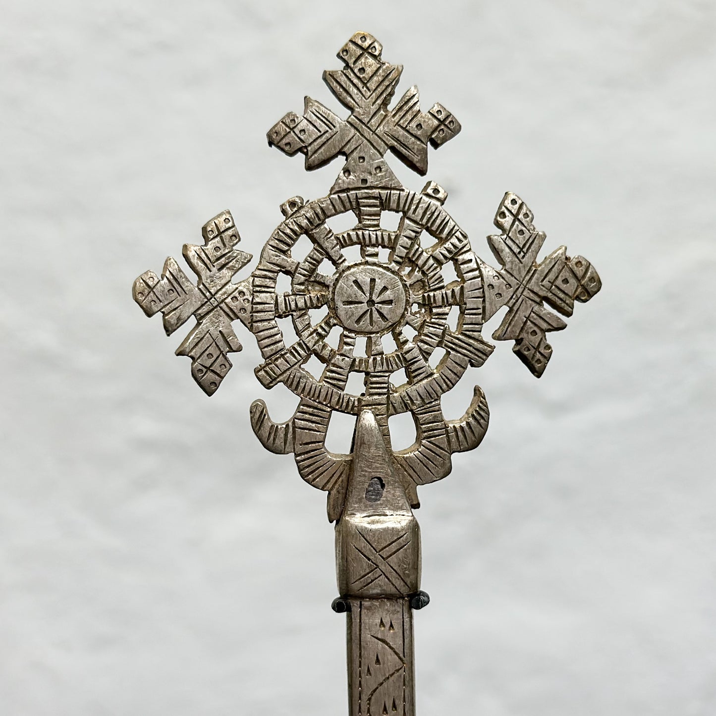 Small Ethiopian Cross on Stand