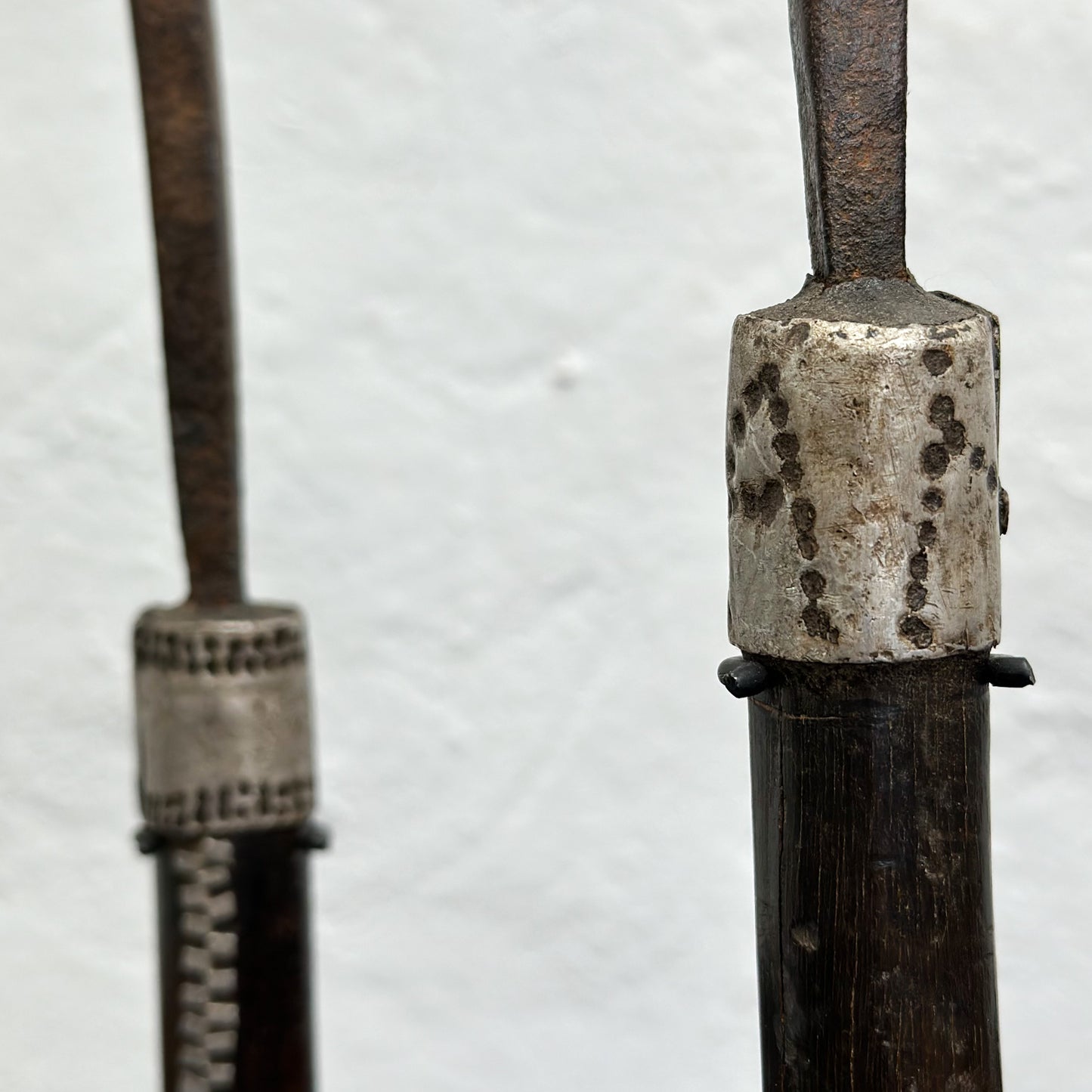 Traditional Tutsi Sickle on Stand - Rwanda