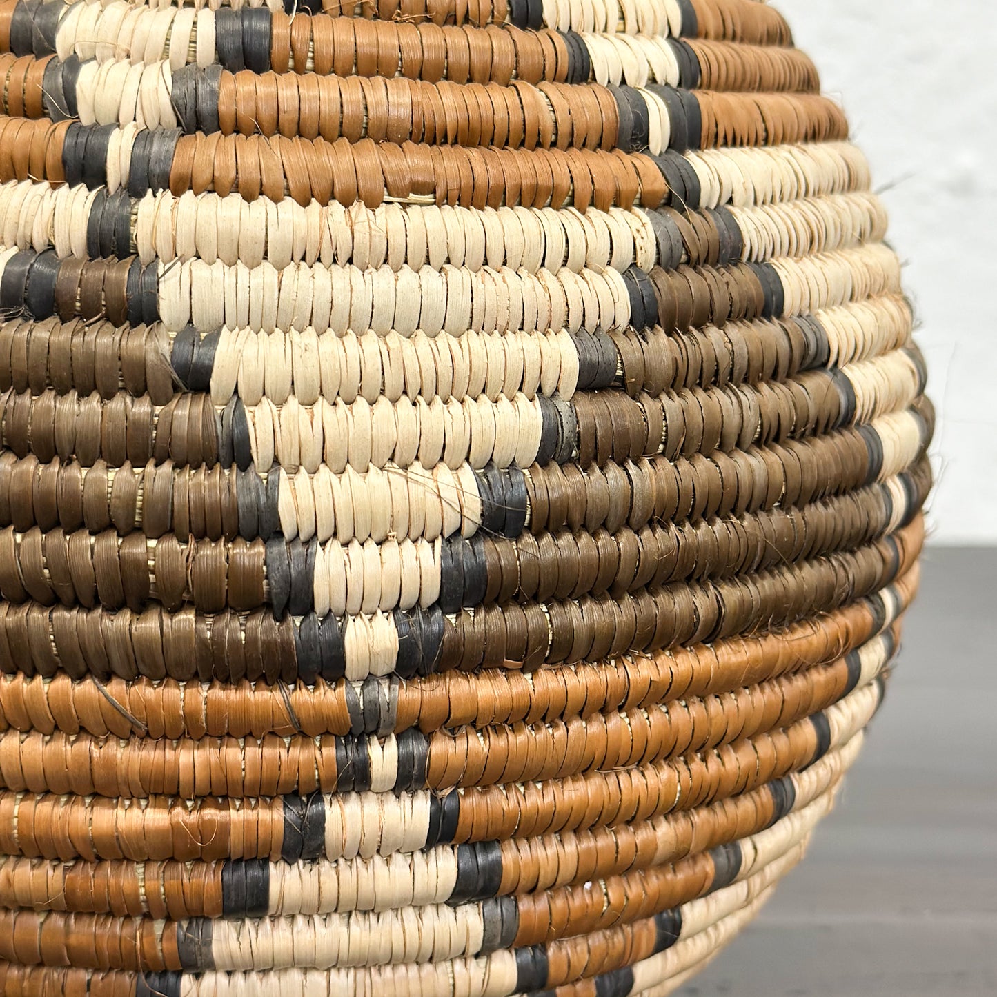 Zulu Basket with Lid - South Africa