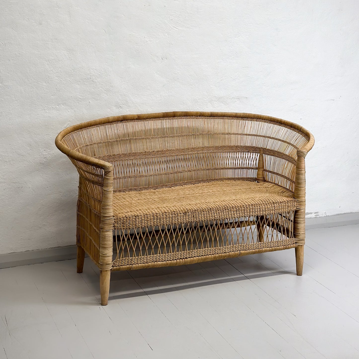 Malawi Cane Loveseat