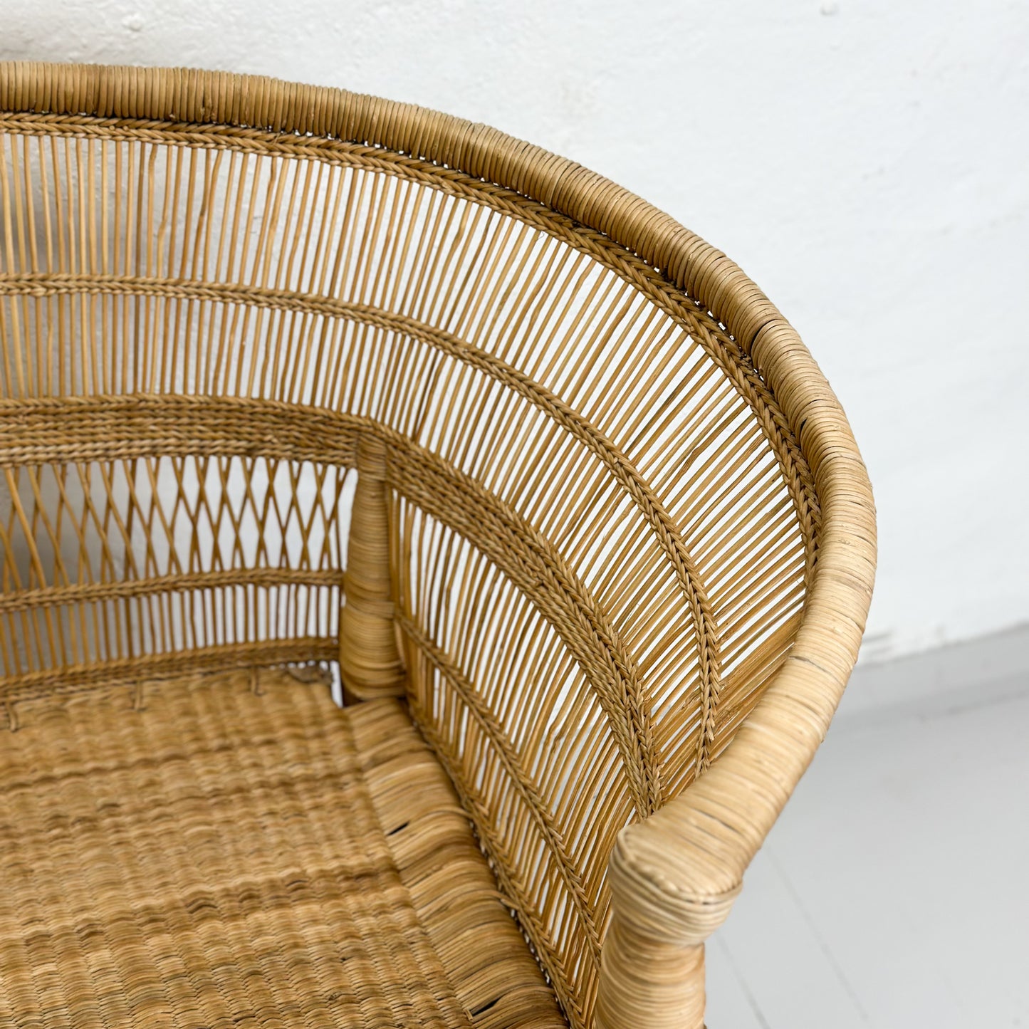 Malawi Cane Loveseat