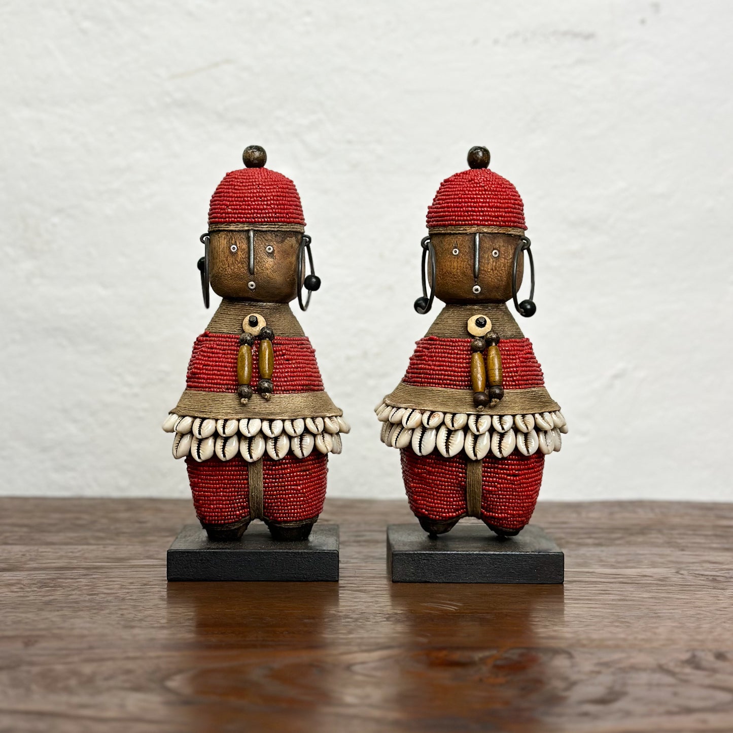 Squat Red Namji Doll - Cameroon