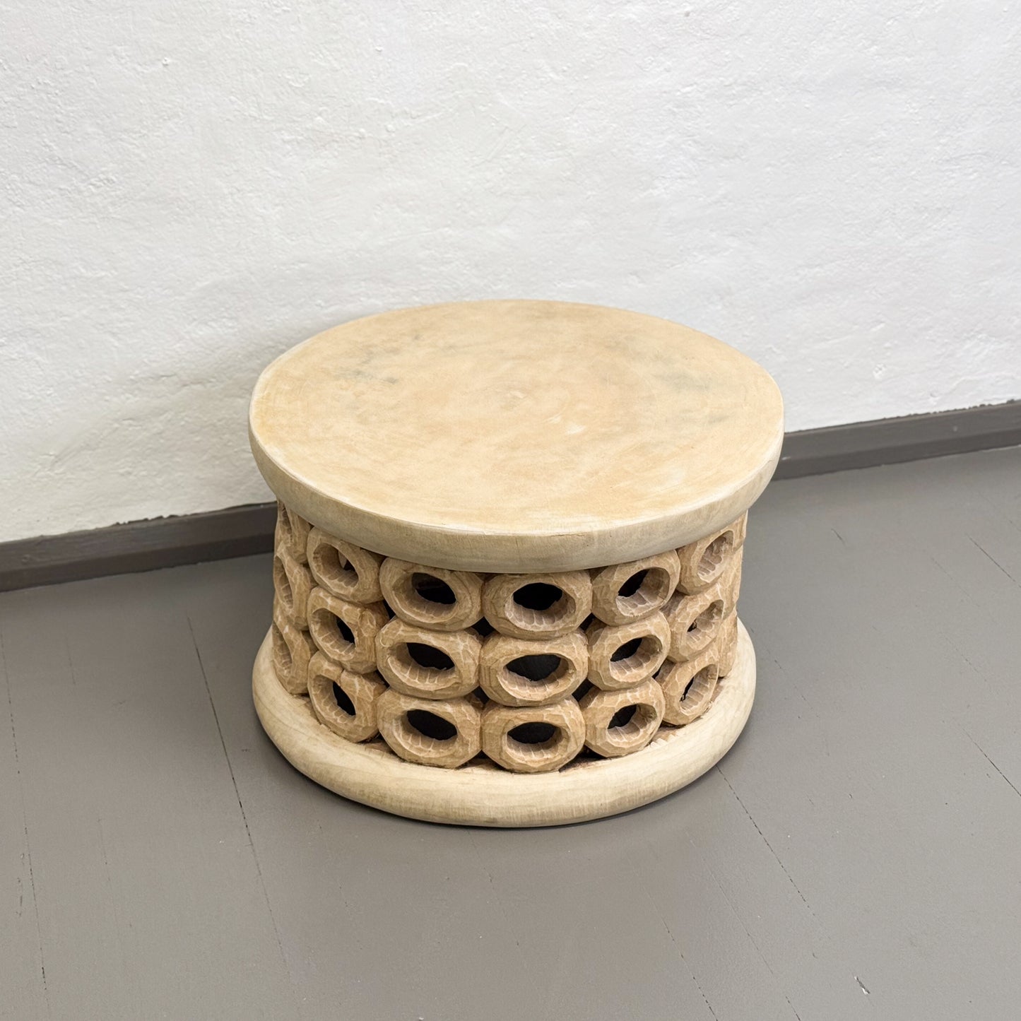 Natural Donut Stool - Cameroon