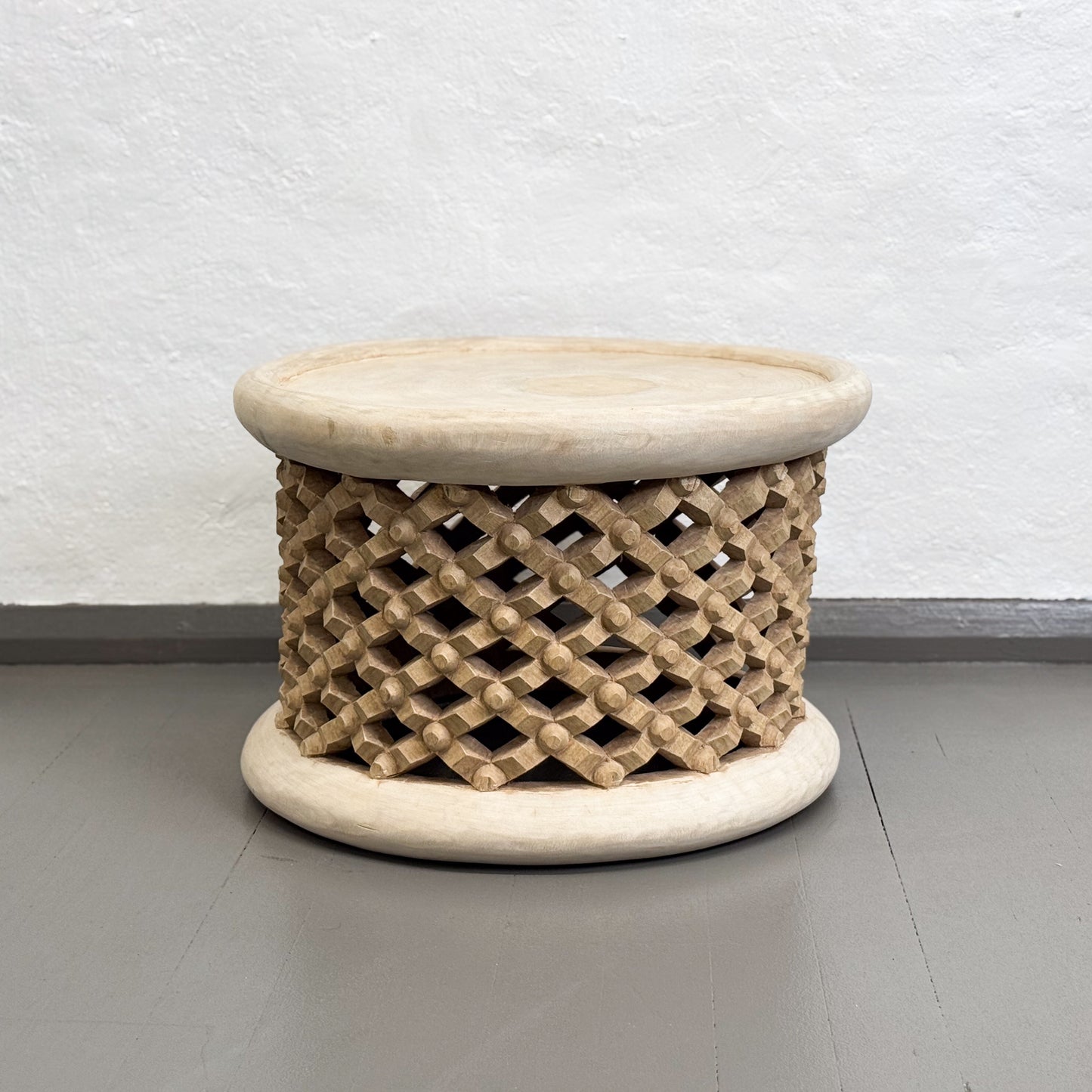 Tray Top Natural Bamileke Stool - Cameroon