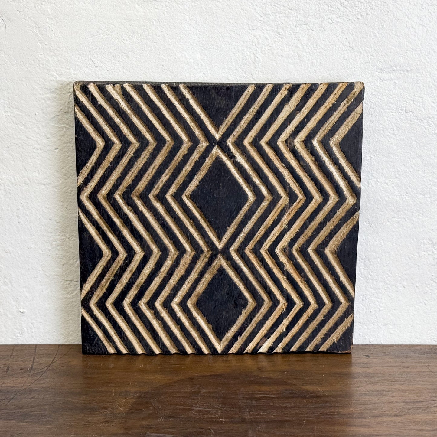 Carved Square Shield I - Cameroon