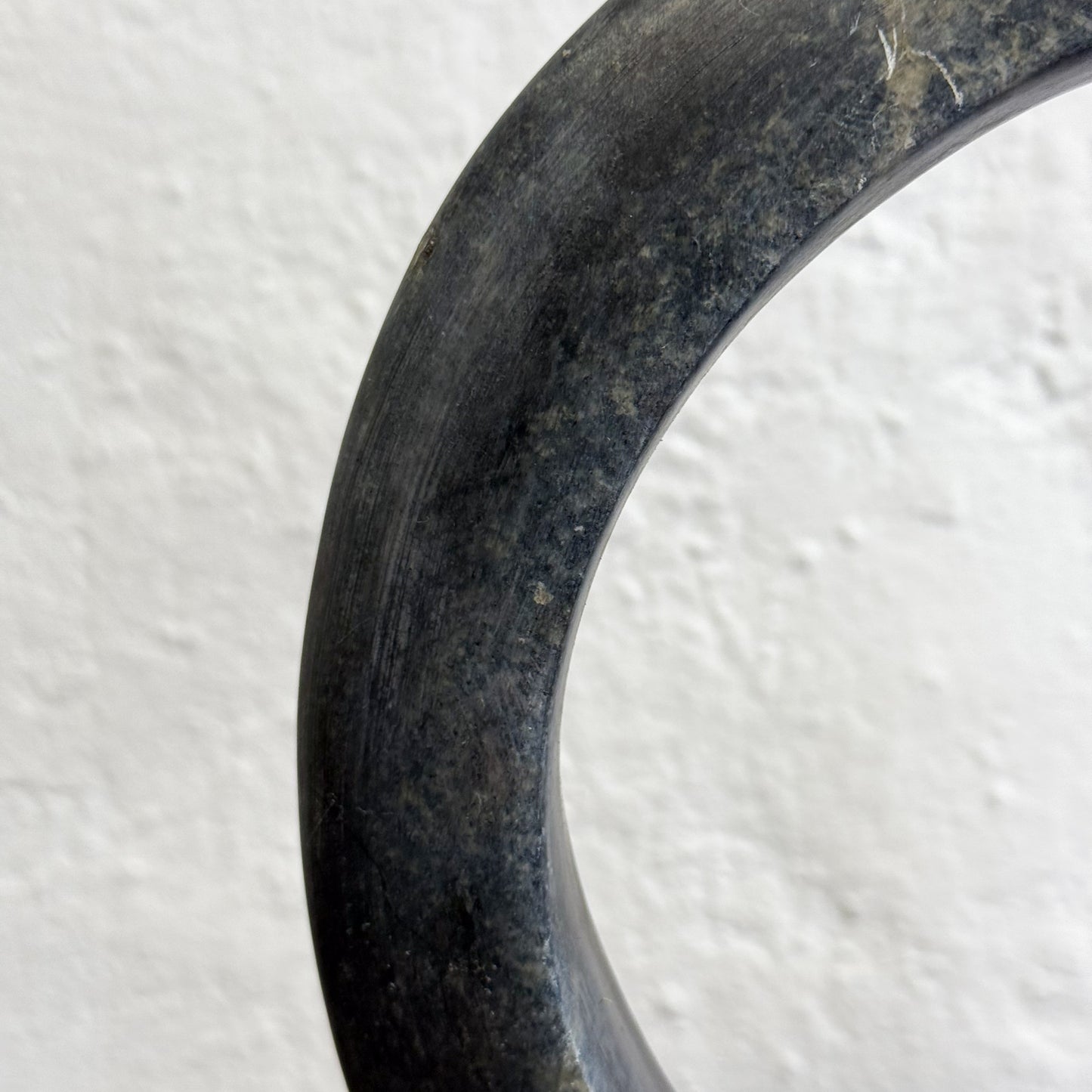 Circle Serpentine Stone Sculpture - Zimbabwe