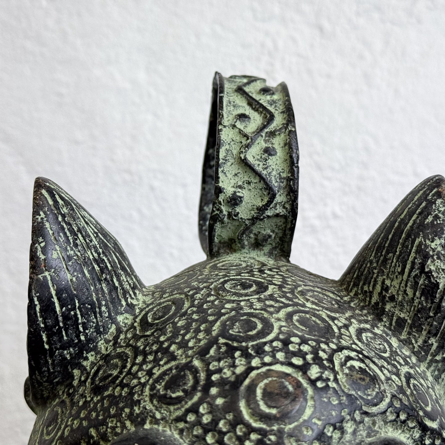 Bronze Leopard Head I - Benin