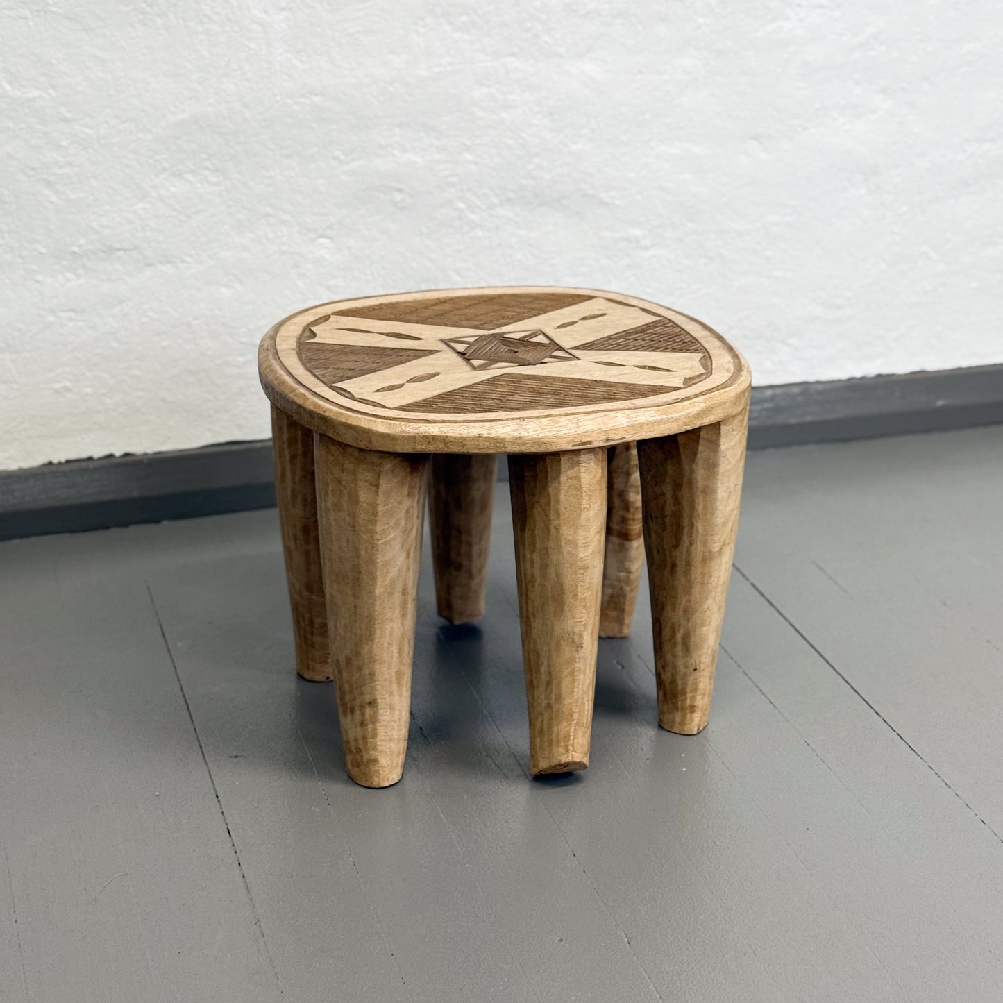 Natural Nupe Stool - Nigeria