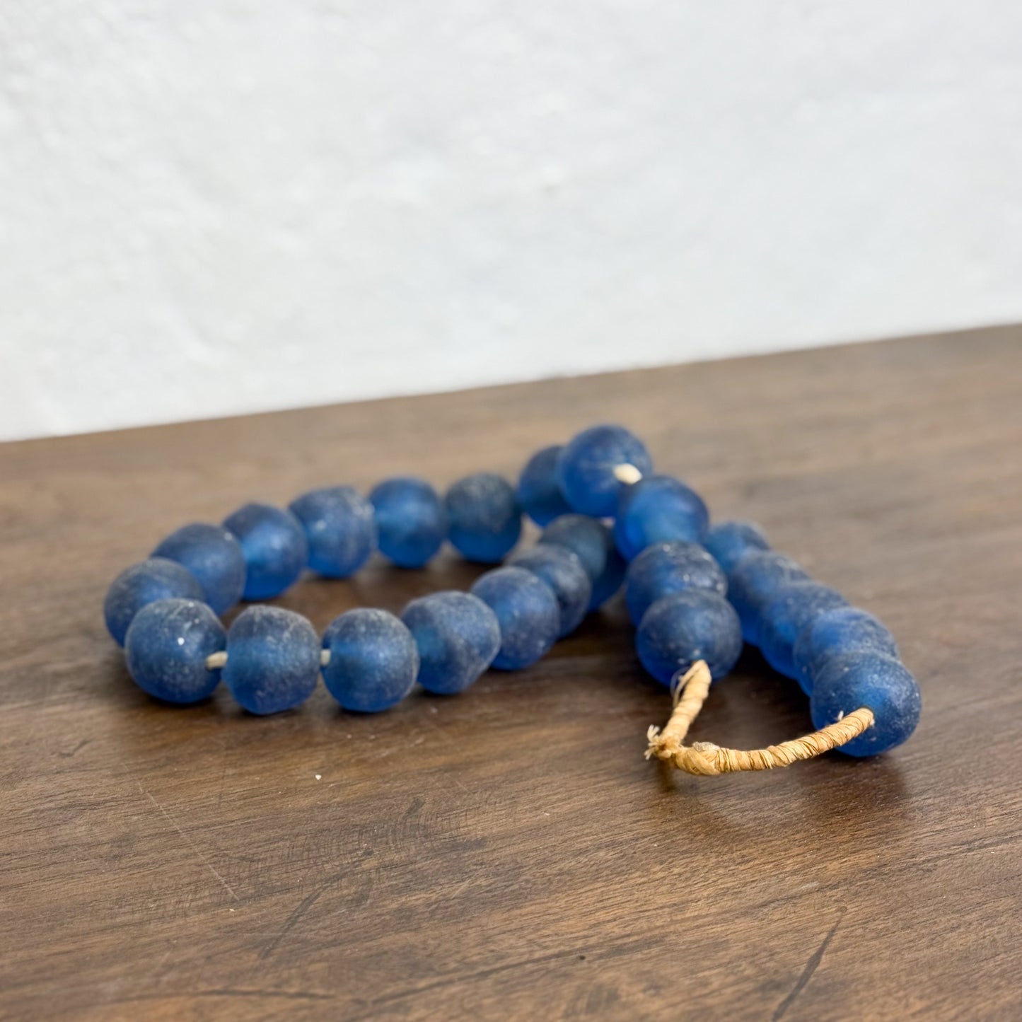 Blue Glass Beads - Ghana
