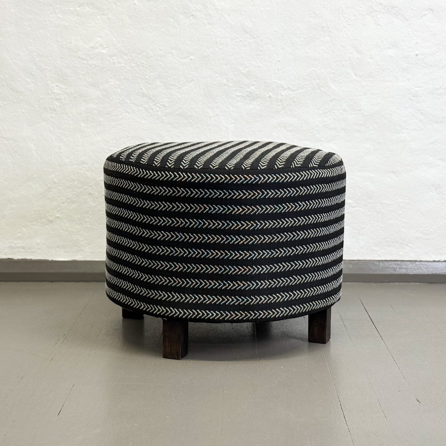 Mud Cloth Style Ottoman - South Africa