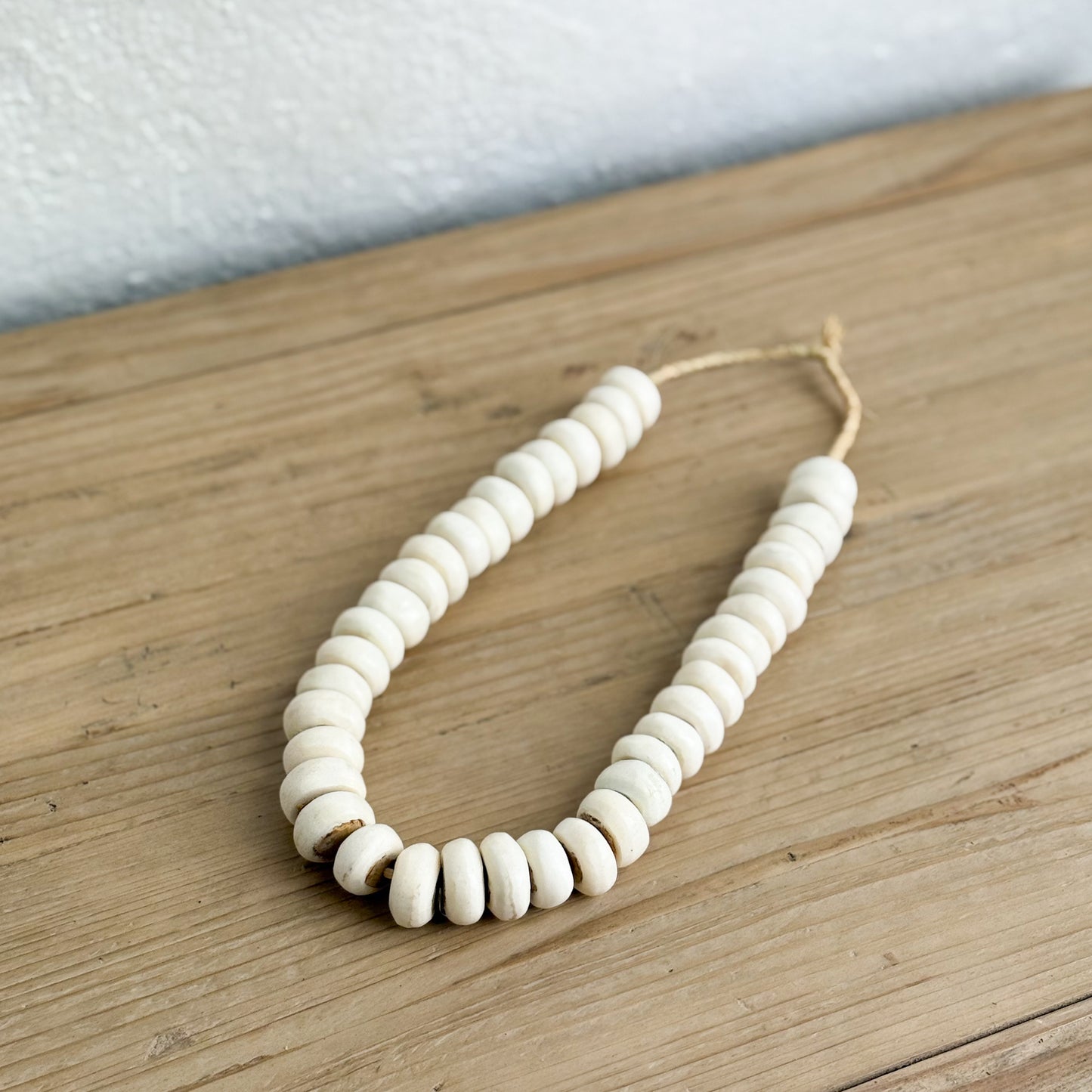 White Bone Beads - Kenya