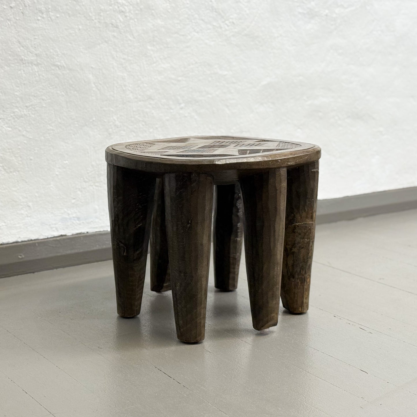 Carved Nupe Stool - Nigeria