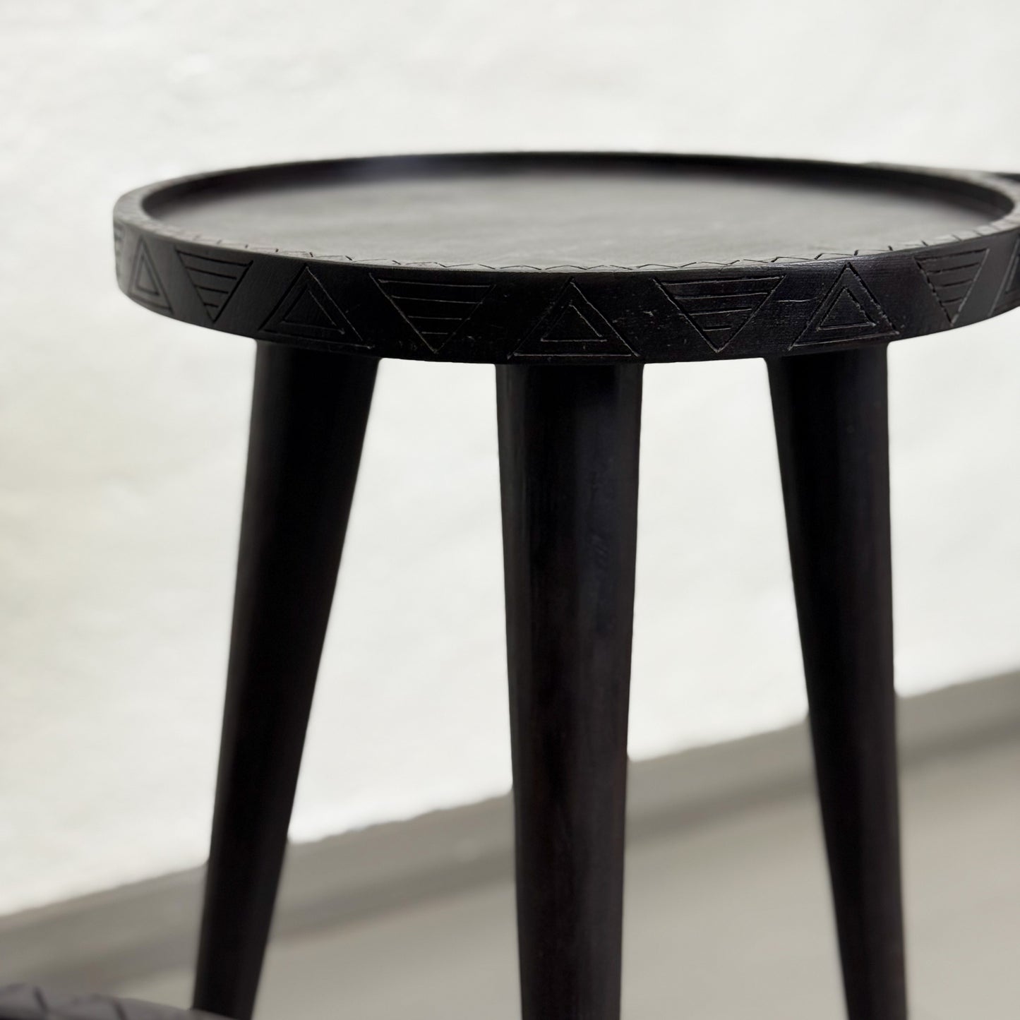 Carved Tray Table - Ethiopia