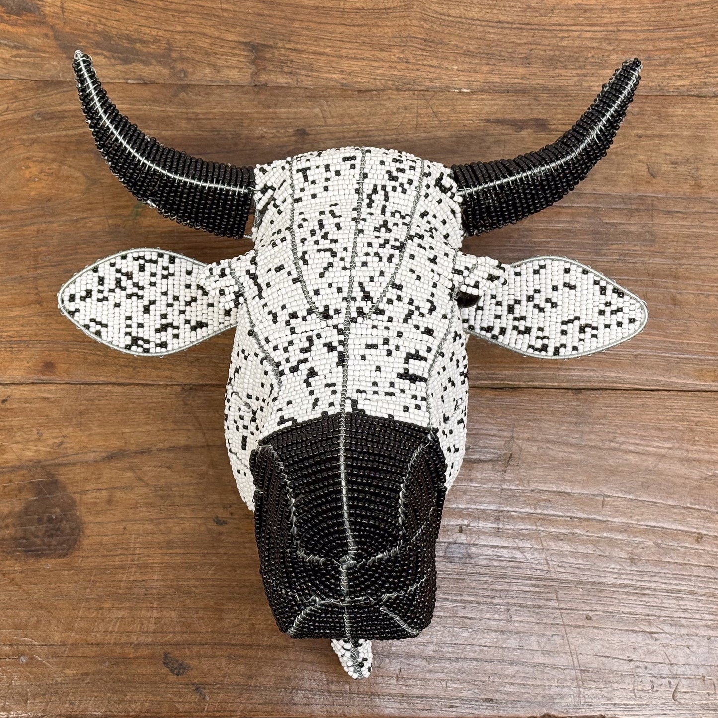 Beaded Cow Head