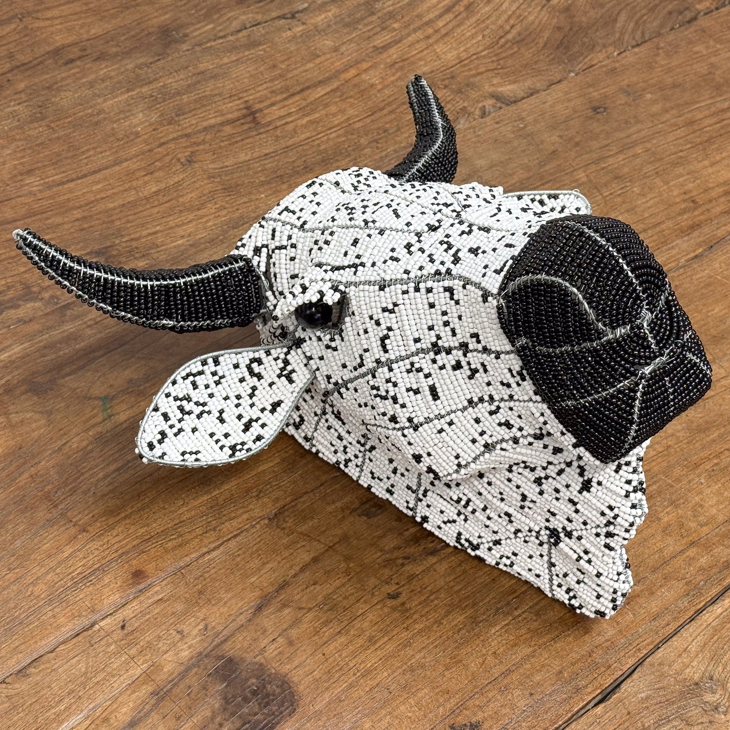 Beaded Cow Head