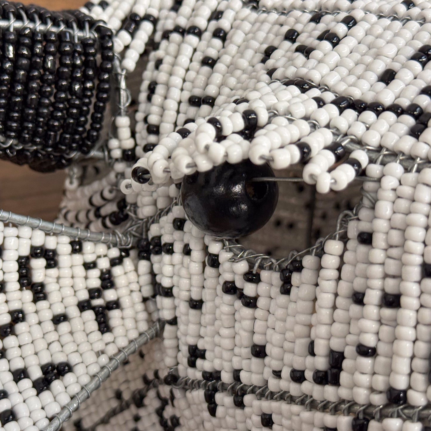 Beaded Cow Head