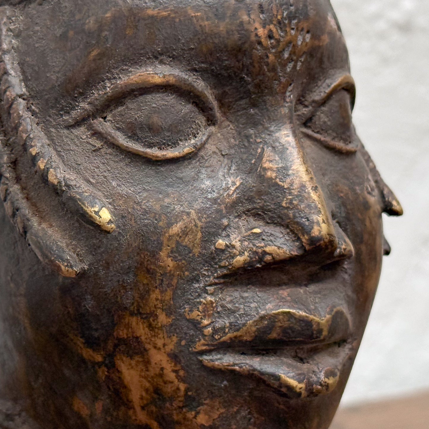 Benin Bronze Head