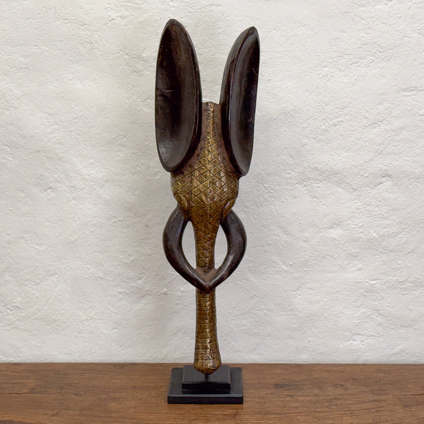 Elephant Bronze Gurunzi Mask