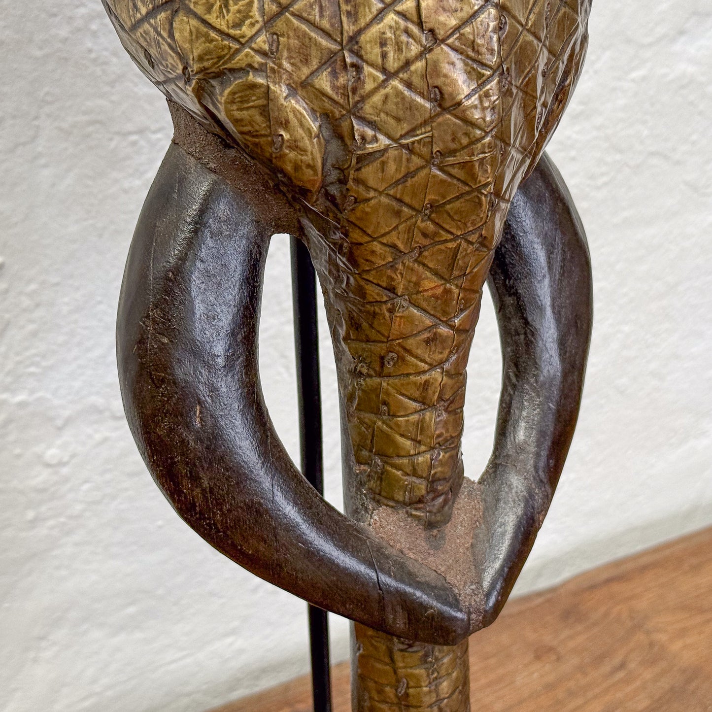 Elephant Bronze Gurunzi Mask