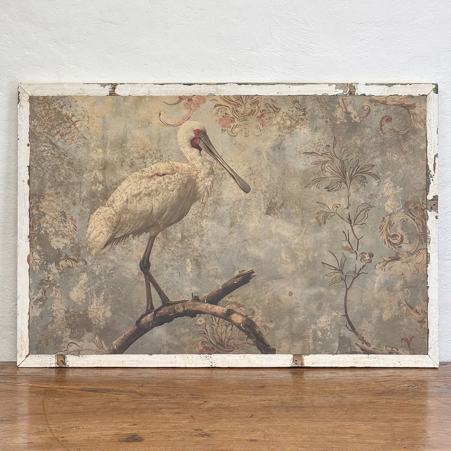 White Spoonbill on Branch