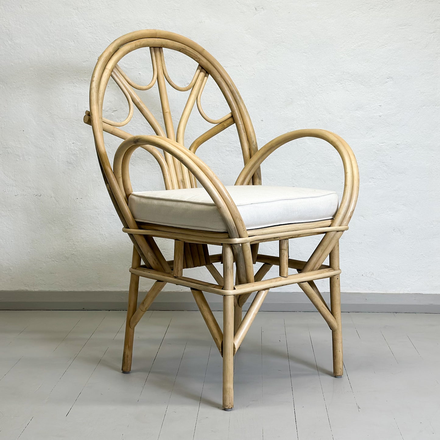 Cane Chair with Cushion