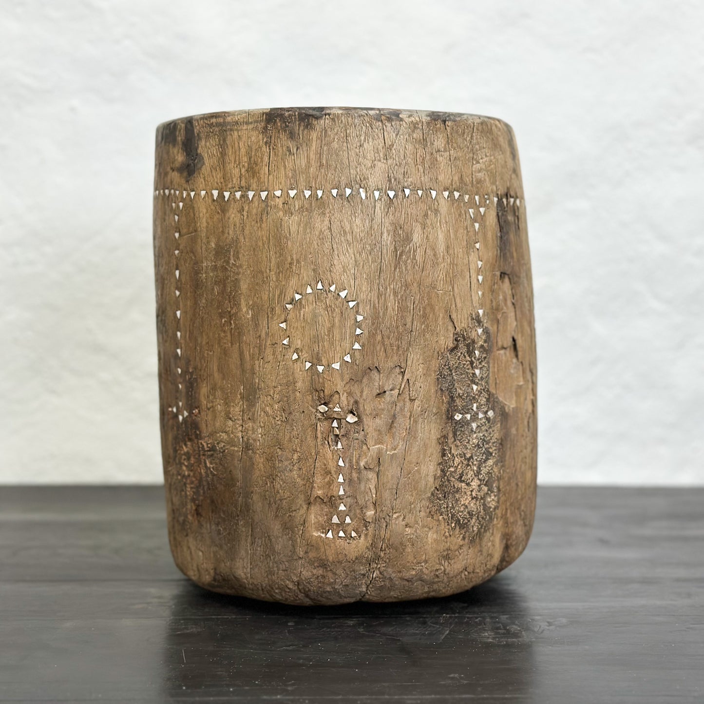 Vintage Teak Shell Inlay Lombok Grinder – Orient House