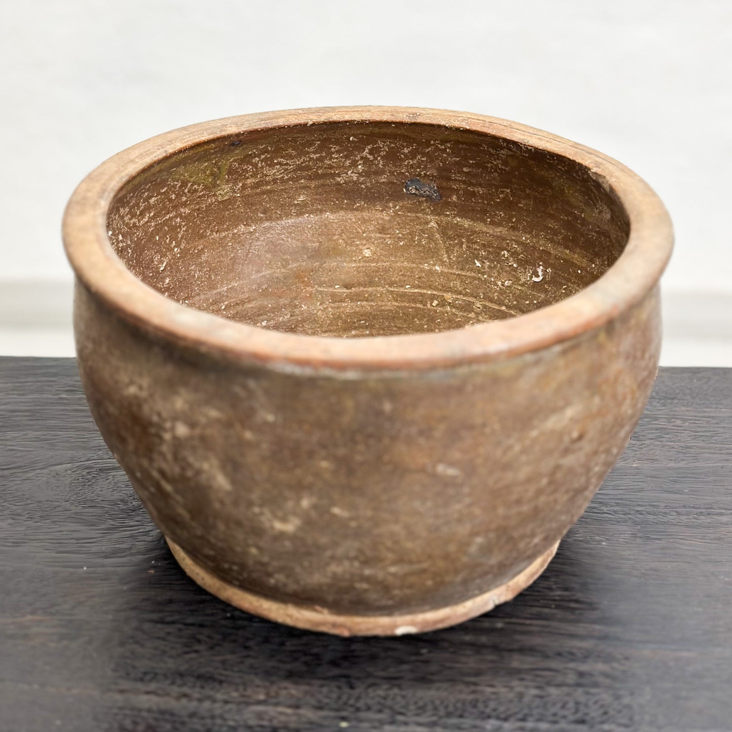 Glazed Vintage Ceramic Planter Bowl