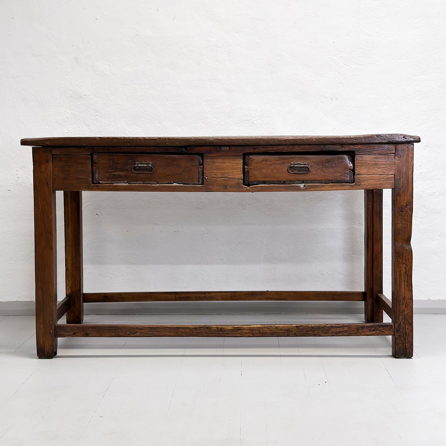 Large Vintage 2 Drawer Work Table