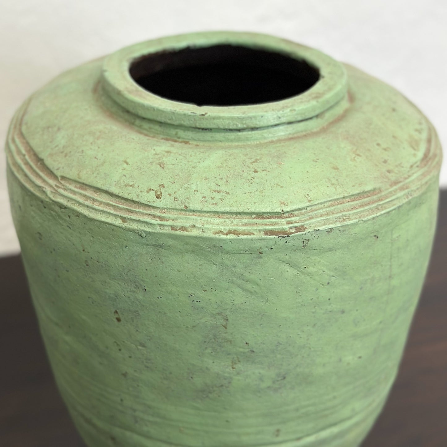 Vintage Painted Terracotta Pot