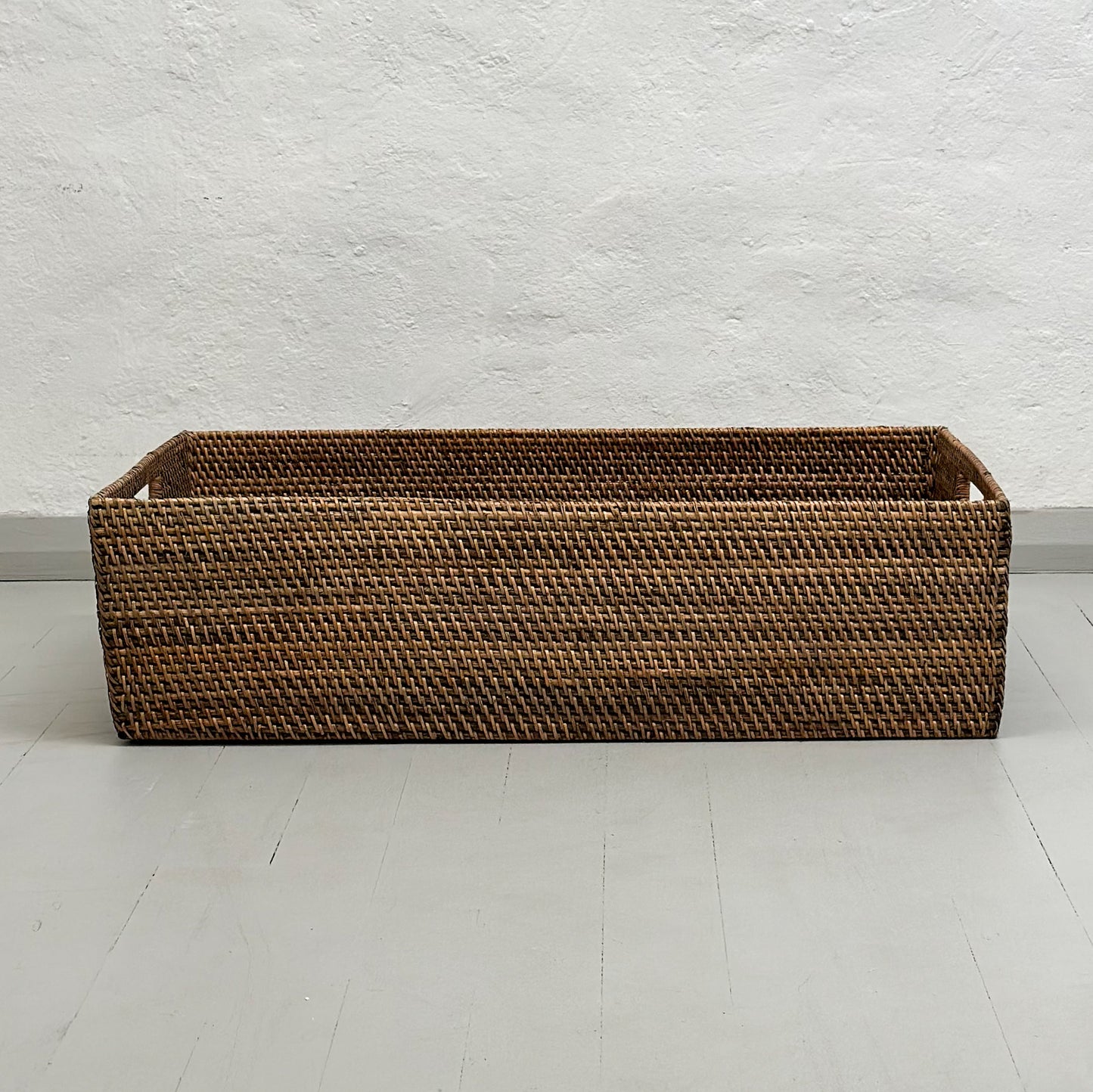 Extra Large Rectangular Rattan Basket Orient House