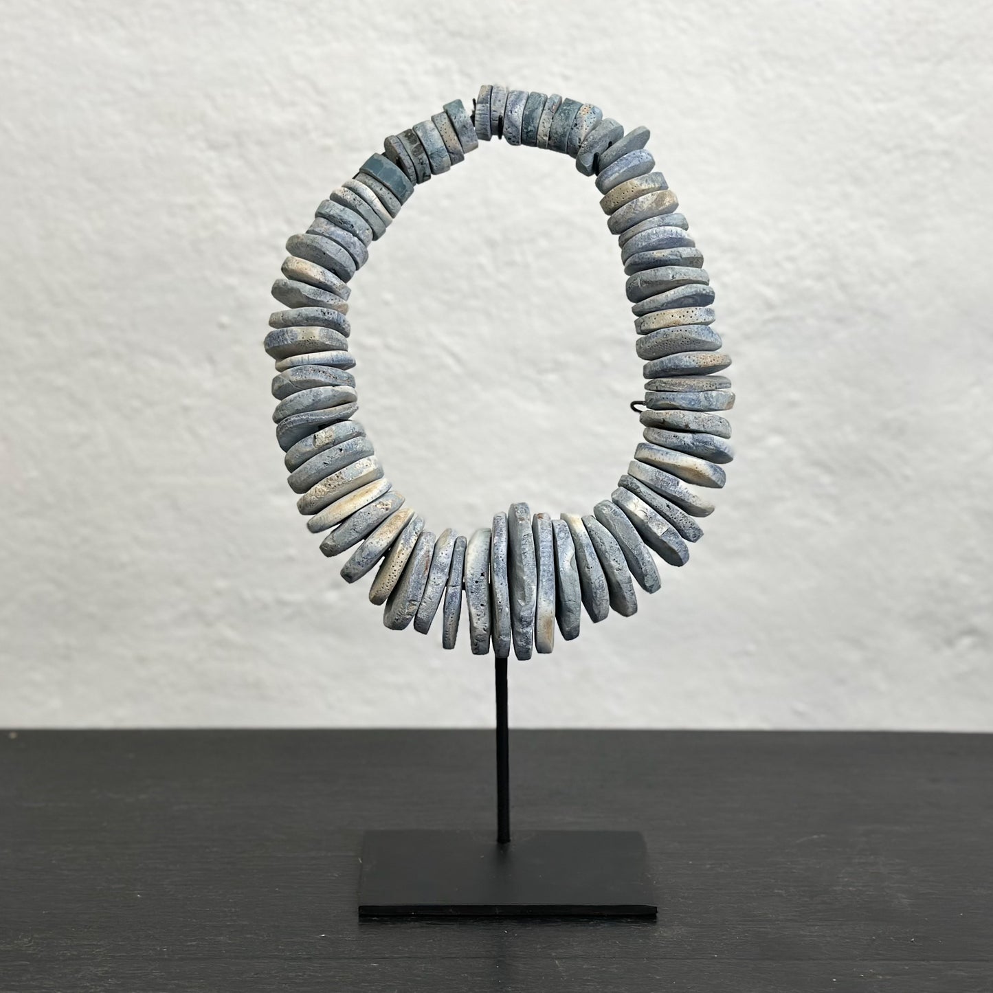 -Blue-Coral-Medallion-Necklace-on-Stand-Small-Medium-Coastal-Decor4