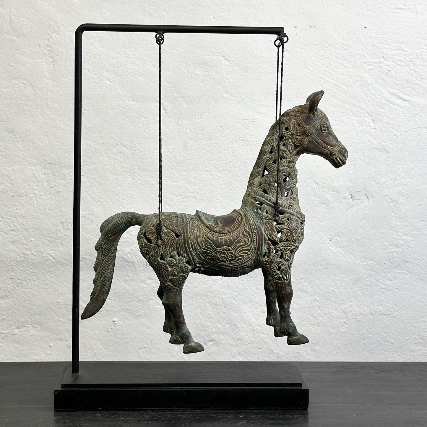 Bronze Krawang Hanging Horse