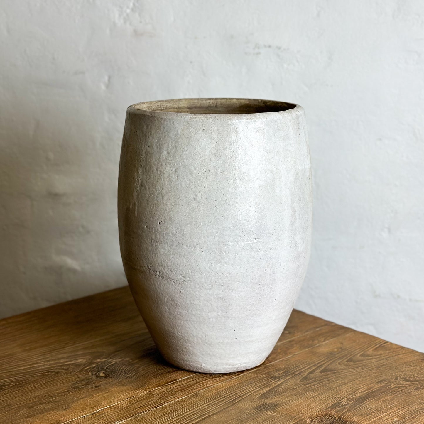 Simple Crackle Glaze Planter
