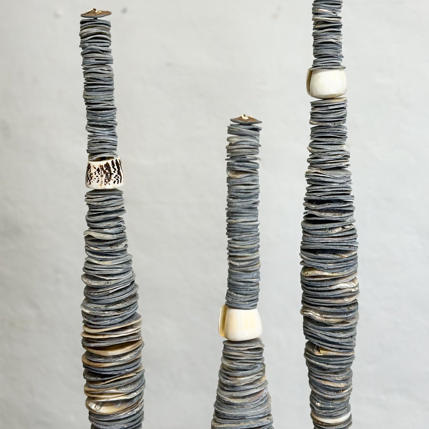 Blue Coral Discs on Stand