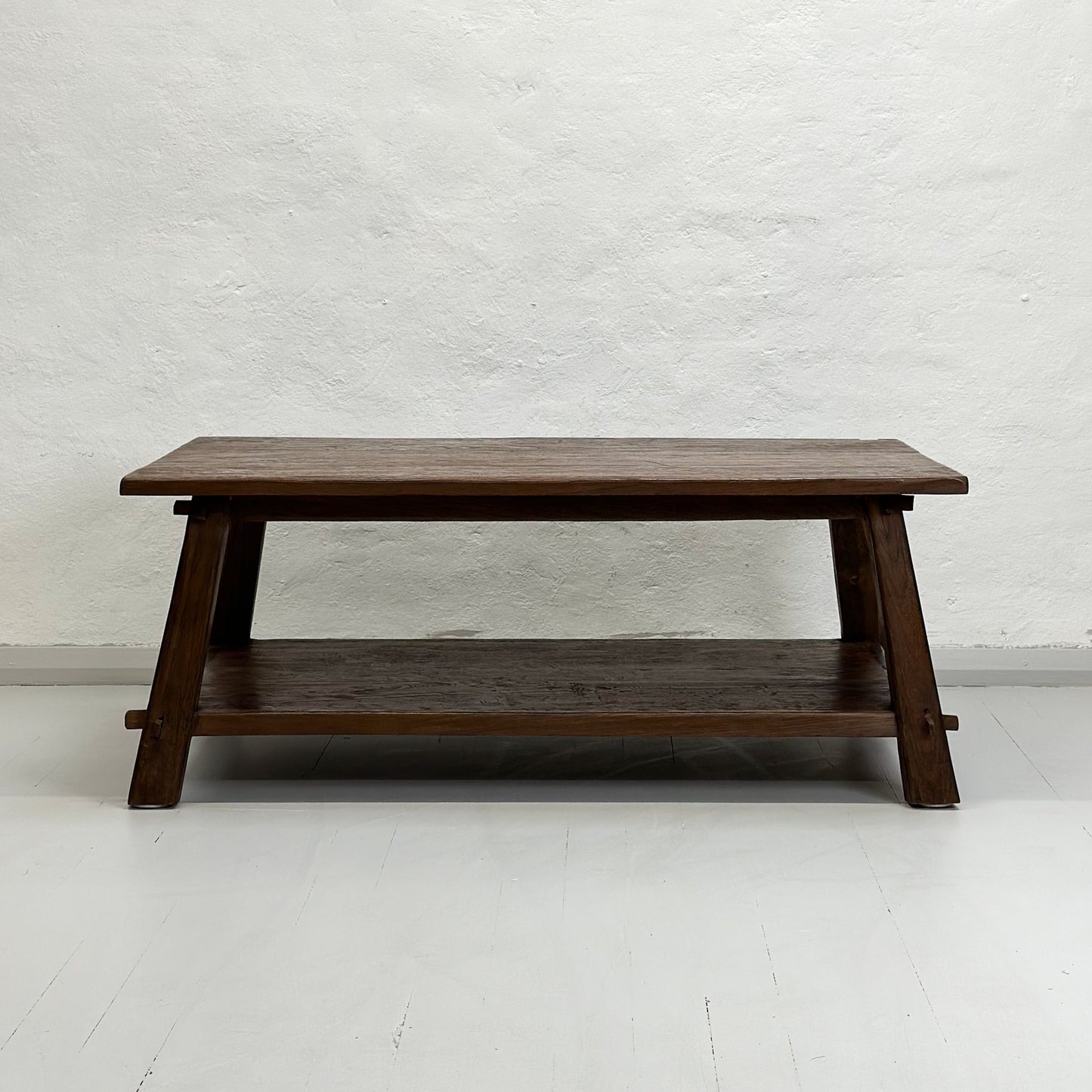 Teak Coffee Table with Shelf