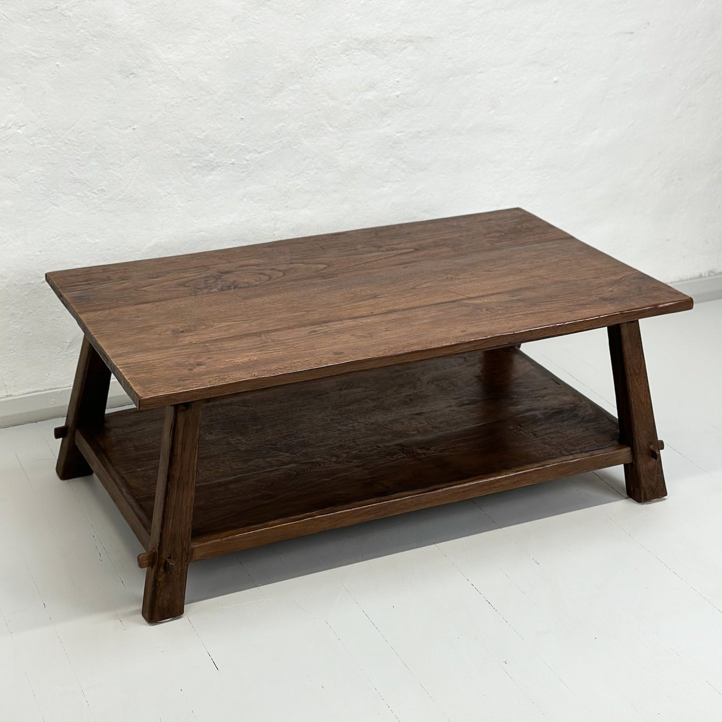 Teak Coffee Table with Shelf