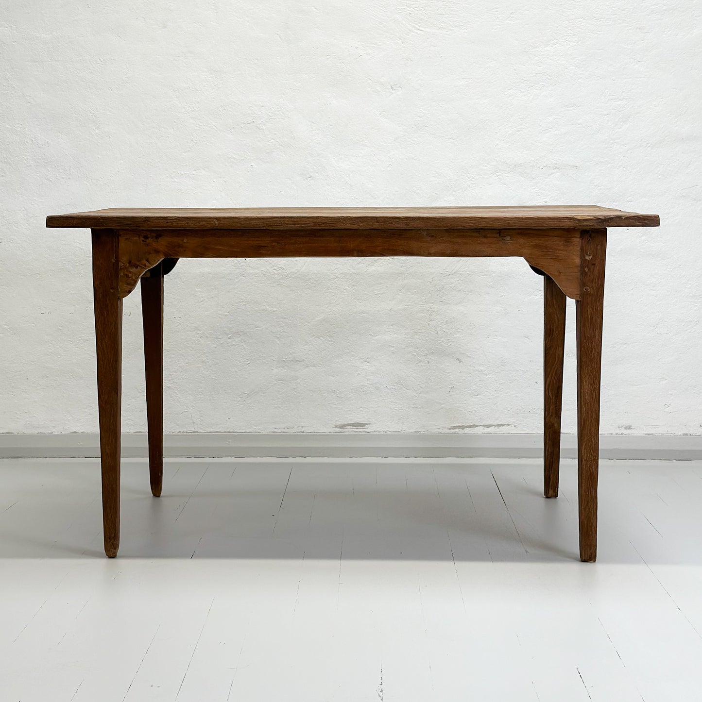 Teak Work Table with Corner Detail II