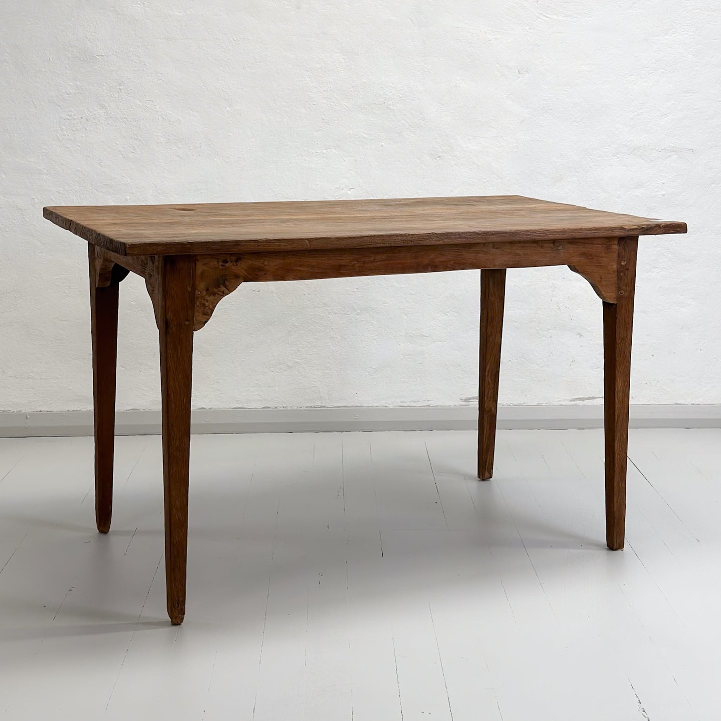 Teak Work Table with Corner Detail II