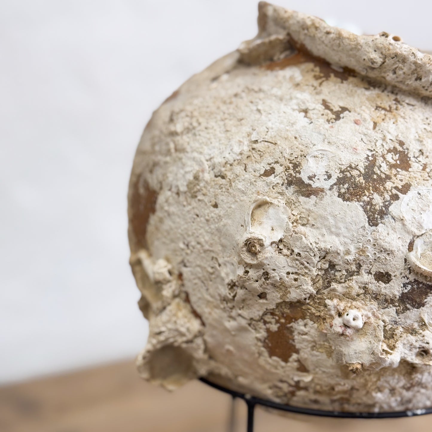 Round Shipwreck Bowl on Stand
