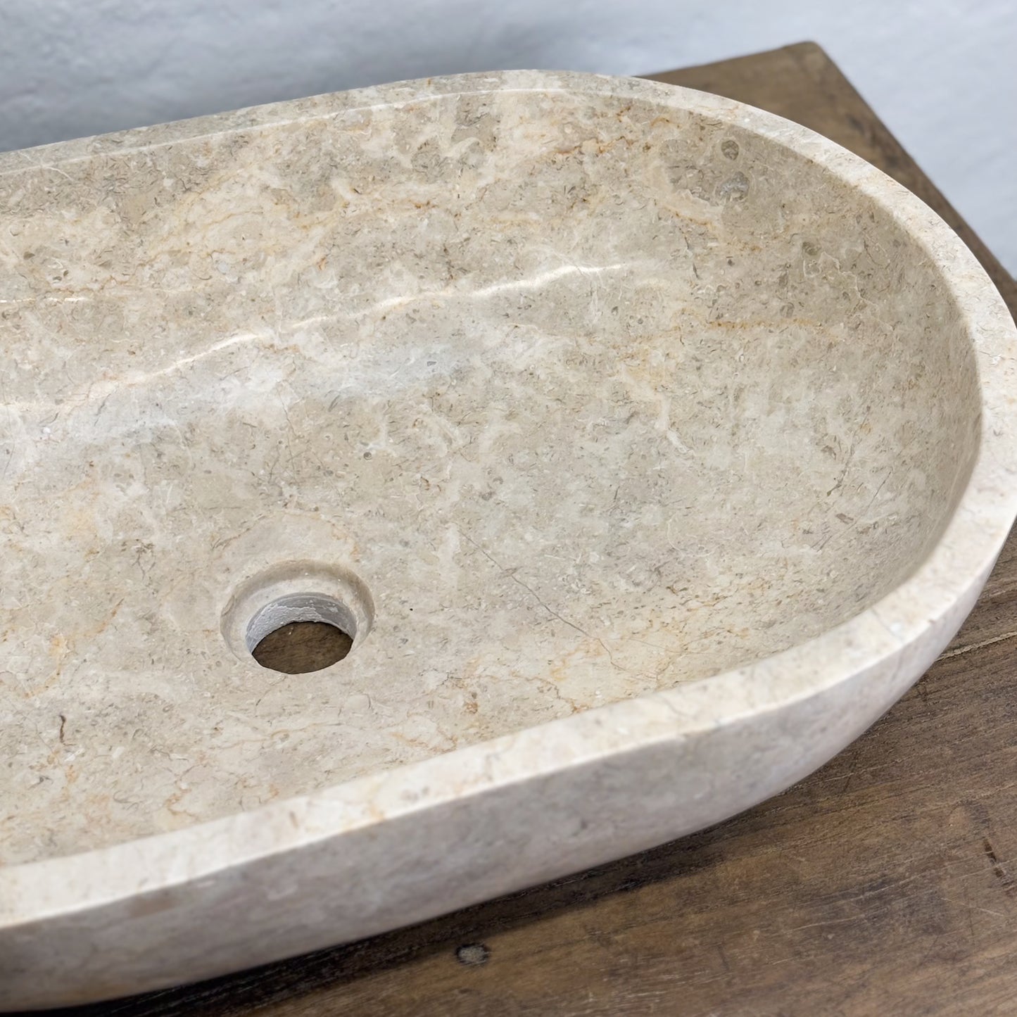 Oval Stone Basin