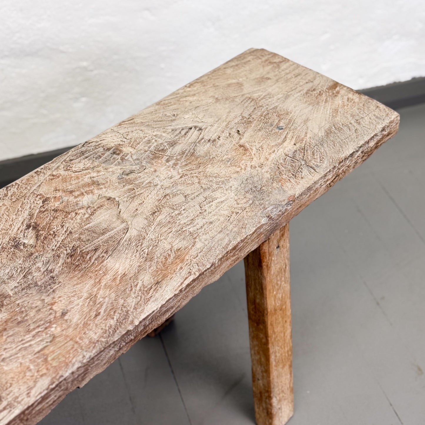 Rustic Teak Dingklik Bench I