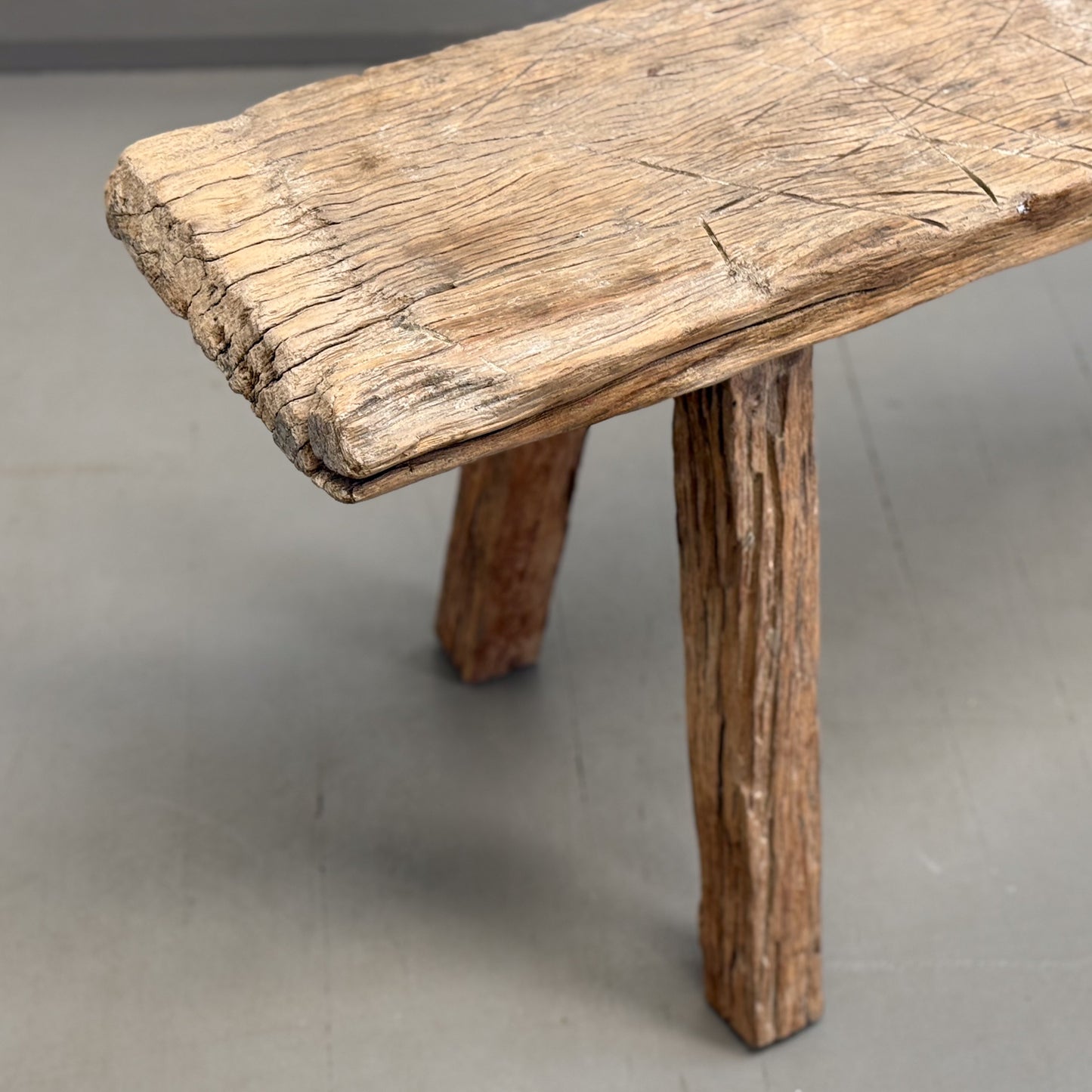 Rustic Teak Dingklik Bench II